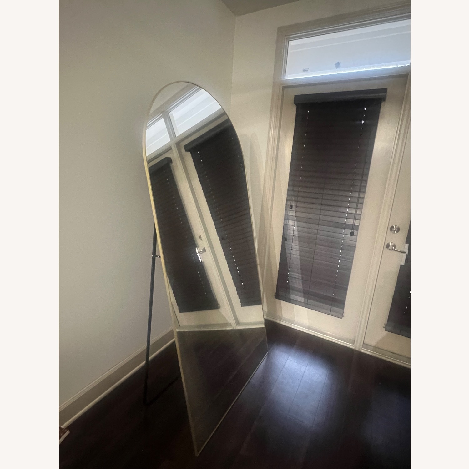 Walmart Gold Metal Floor Mirror - image-2