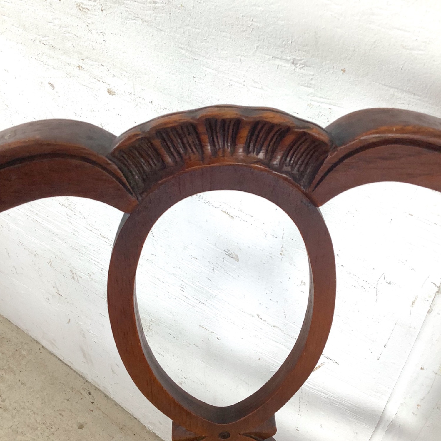Vintage Queen Anne Style Cherry Accent Chair - image-10