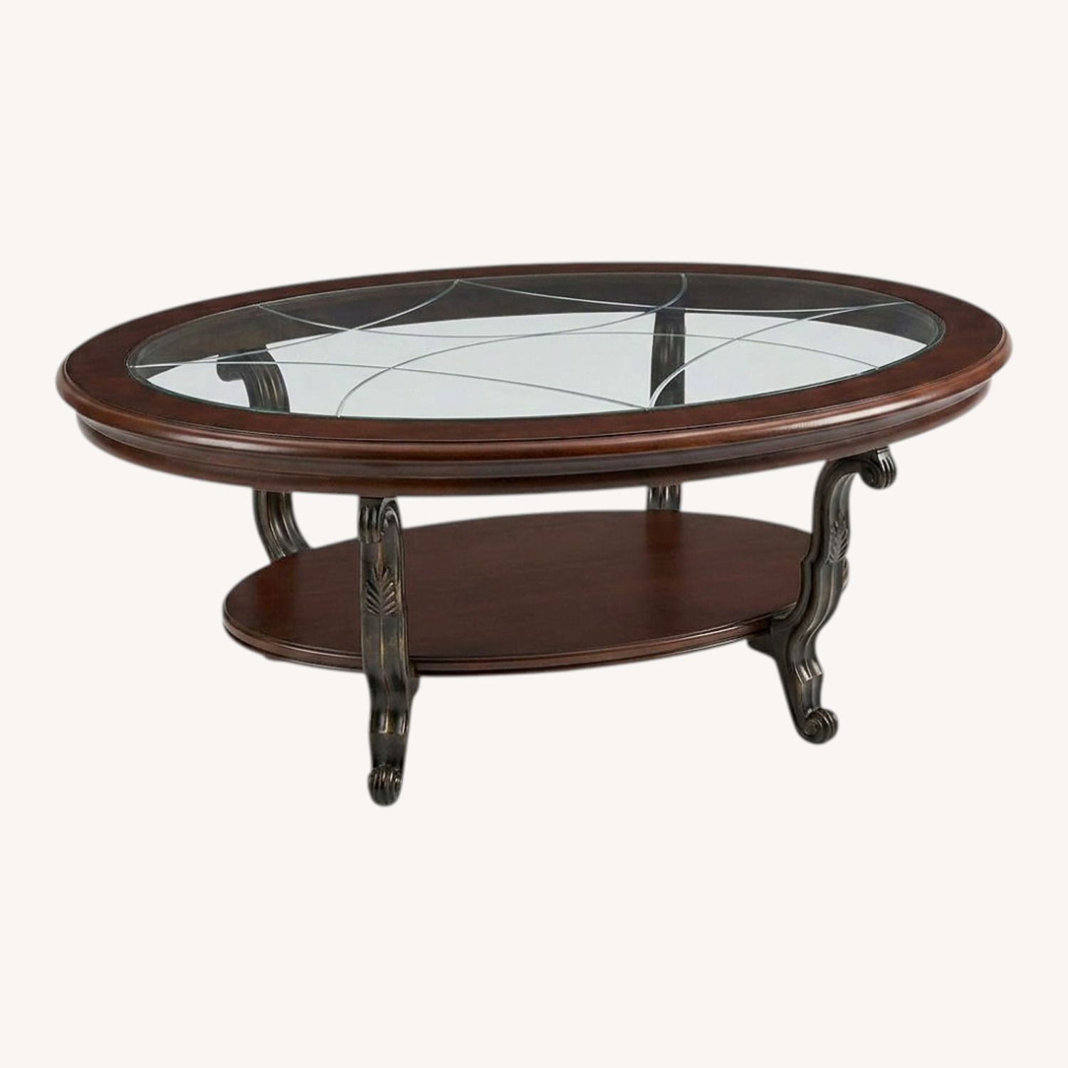 Raymour & Flanigan Brown Coffee Table - image-0