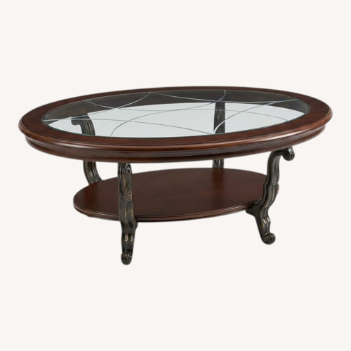 Used Raymour & Flanigan Brown Coffee Table for sale on AptDeco