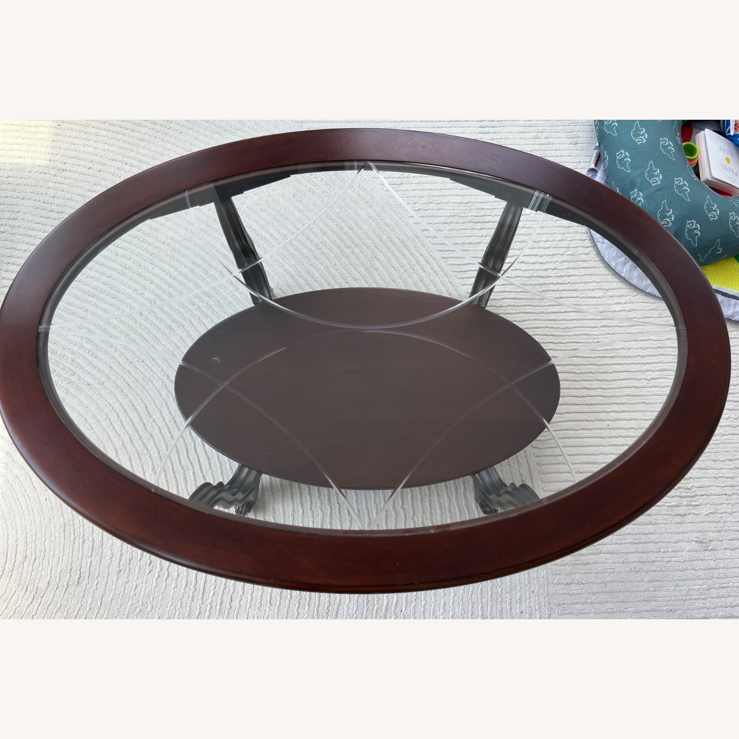 Raymour & Flanigan Brown Coffee Table - image-2