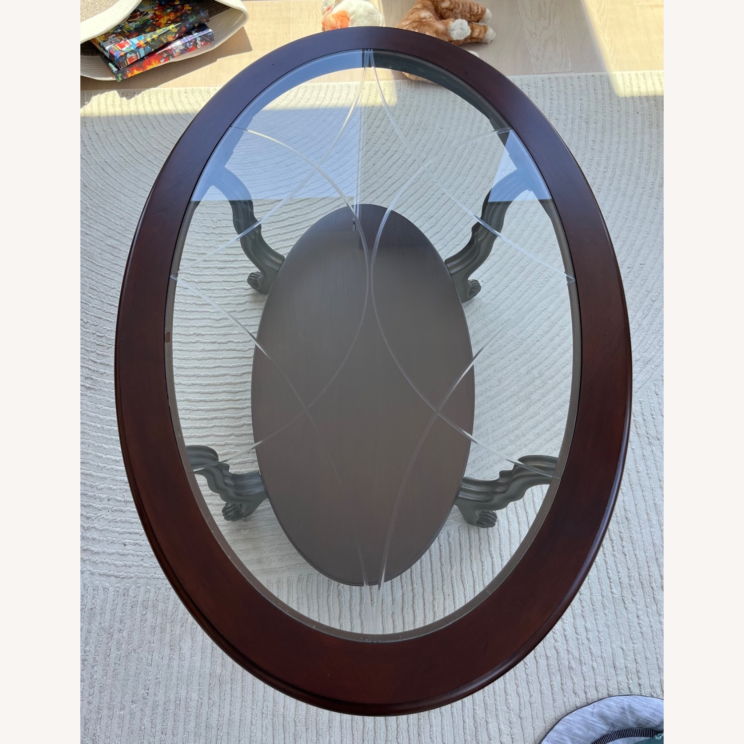 Raymour & Flanigan Brown Coffee Table - image-3