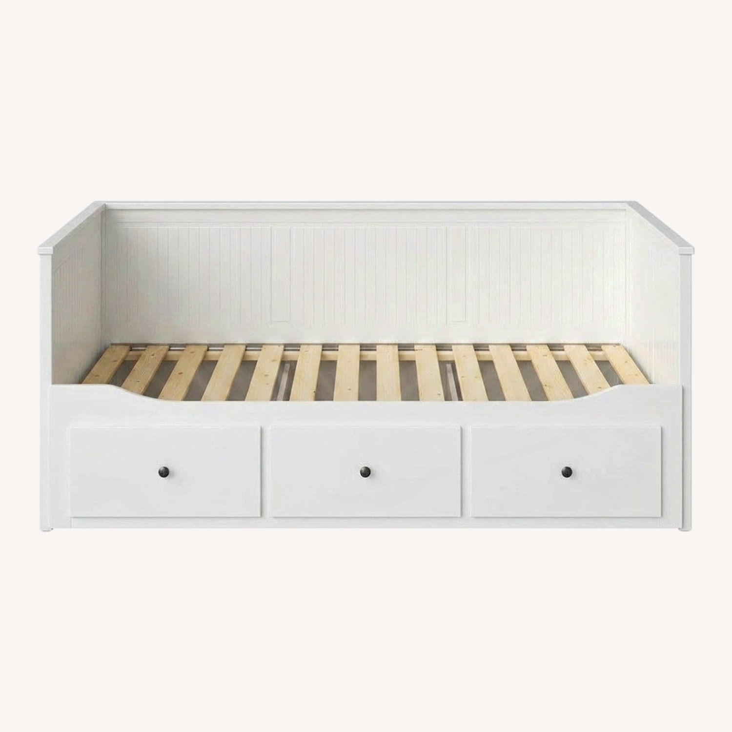 IKEA Daybed Frame with 3 Drawers White Twin - image-0