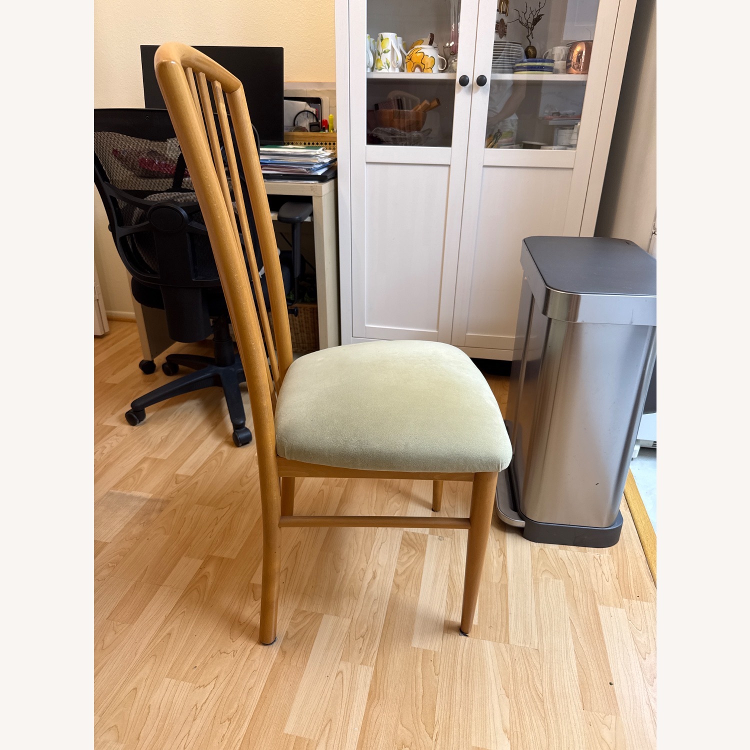 Green Wood Dining Chair - image-4