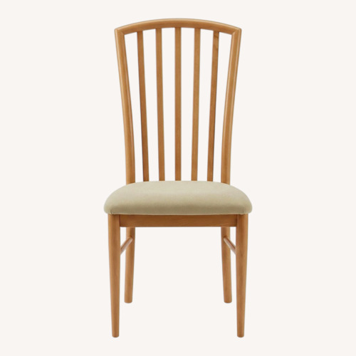 Used Green Wood Dining Chair for sale on AptDeco