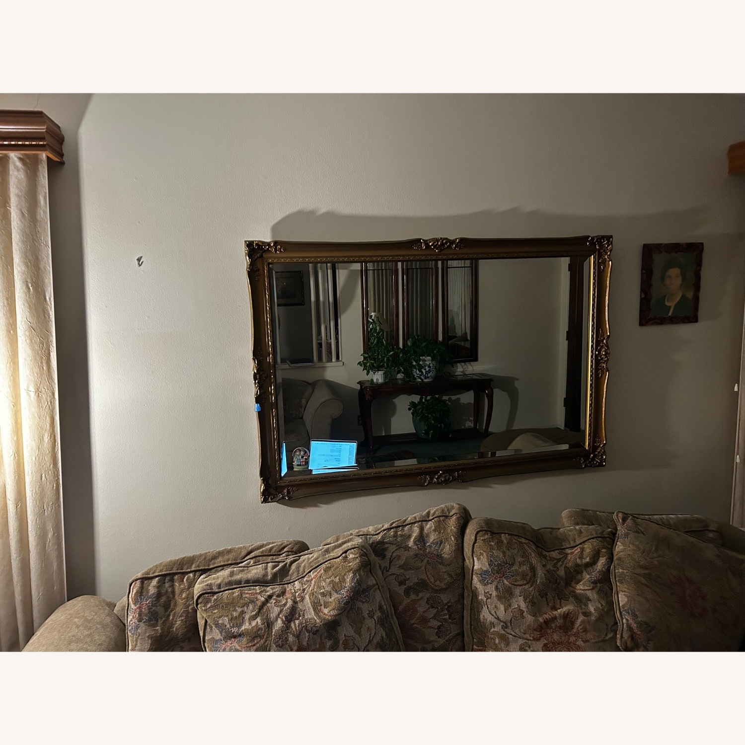 Large Vintage Wall Mirror - image-3