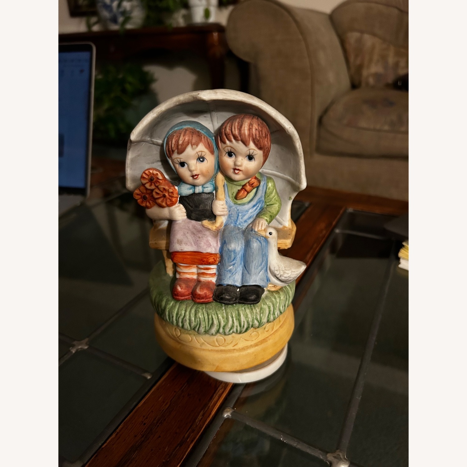 Vintage Ceramic Music Box - image-3