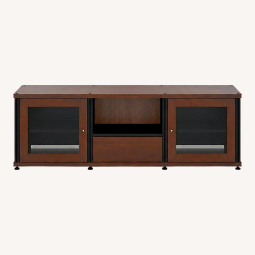 Used Salamander AV Cabinet in Cherry & Black  for sale on AptDeco