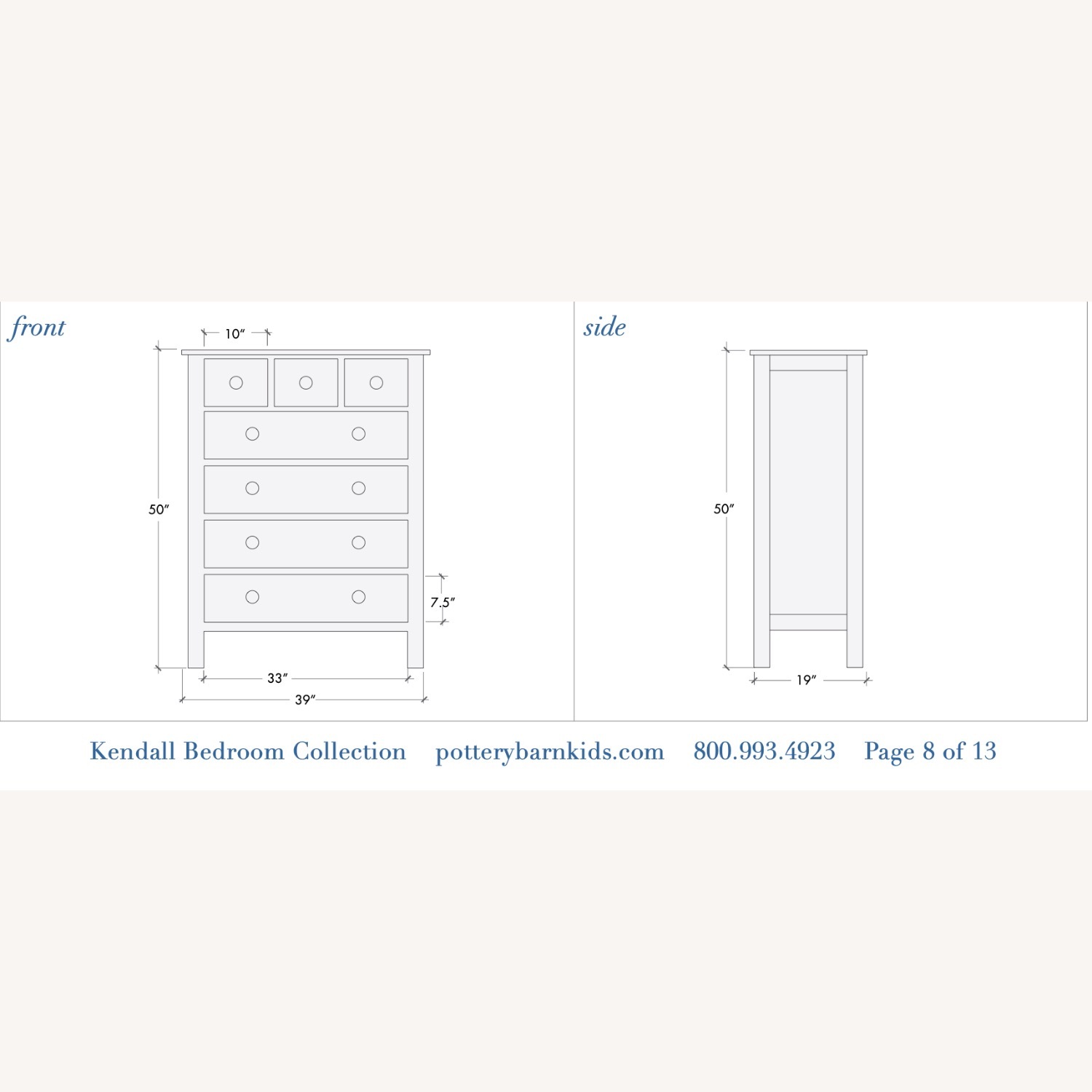 Pottery Barn Kids Kendall Dresser  - image-2