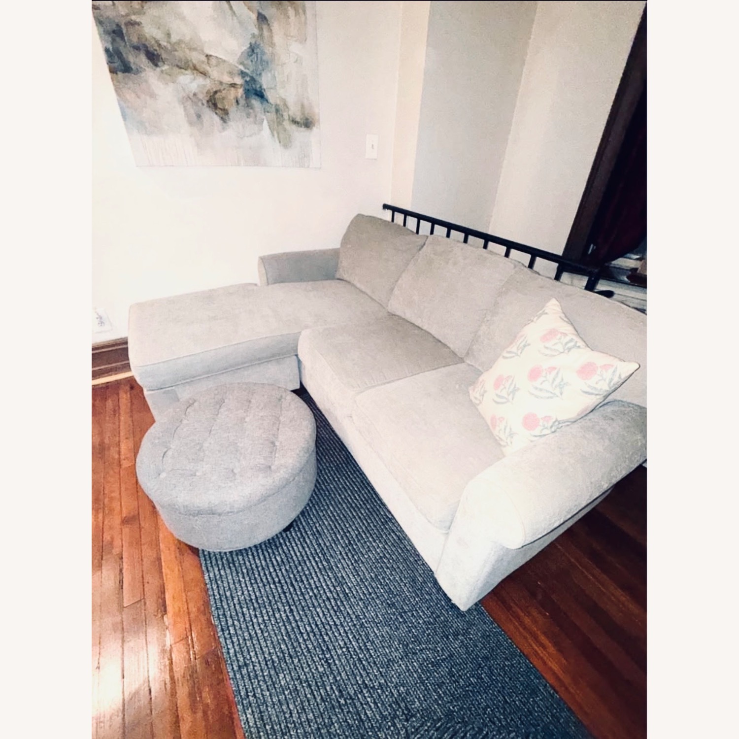 PB Comfort Modern Square Arm Chaise Sectional - image-3