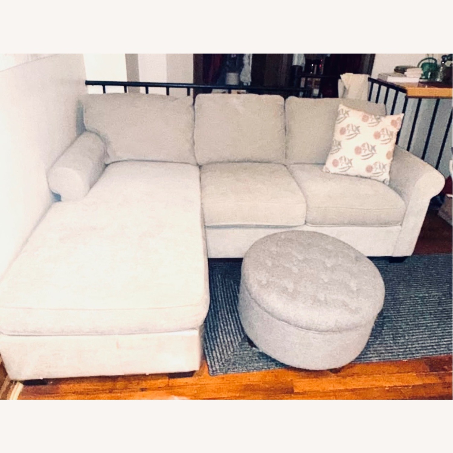 PB Comfort Modern Square Arm Chaise Sectional - image-1