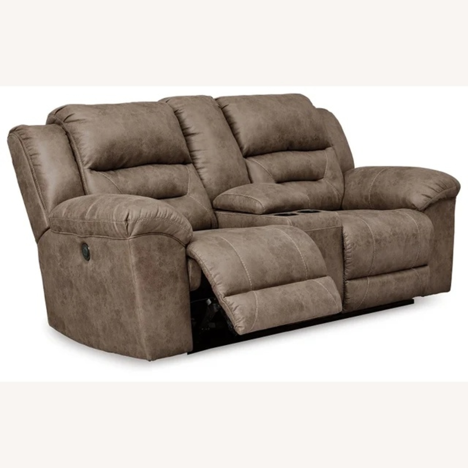 Ashley Furniture Dark Brown 2 Seater Sofa - image-4