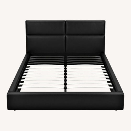 Used Modani Black Queen Bed for sale on AptDeco