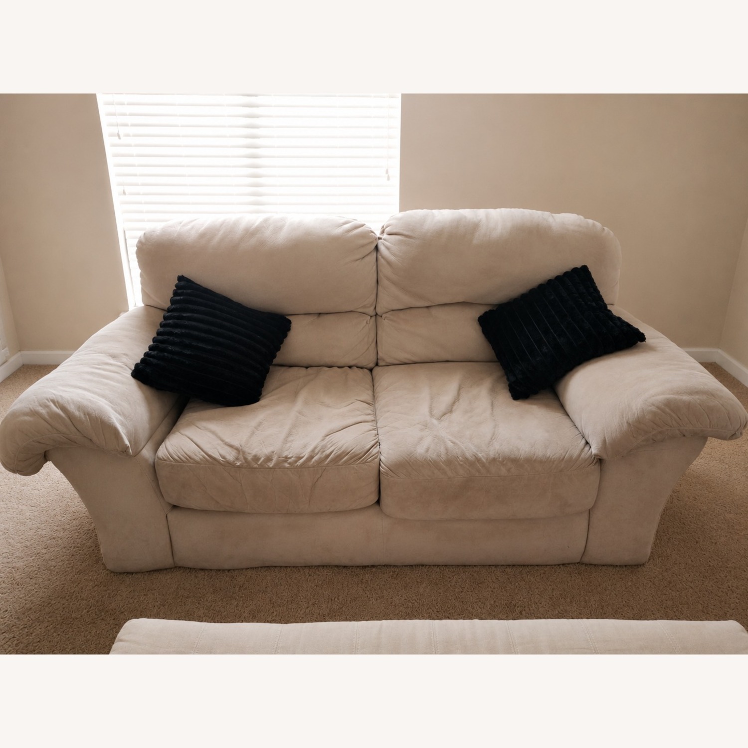 Jackson Beige 2 Seater Sink-in Sofa - image-1