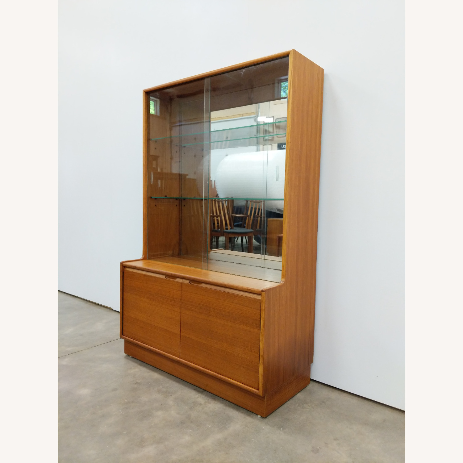 Vintage Mid Century Modern Teak Turnidge Cabinet - image-1