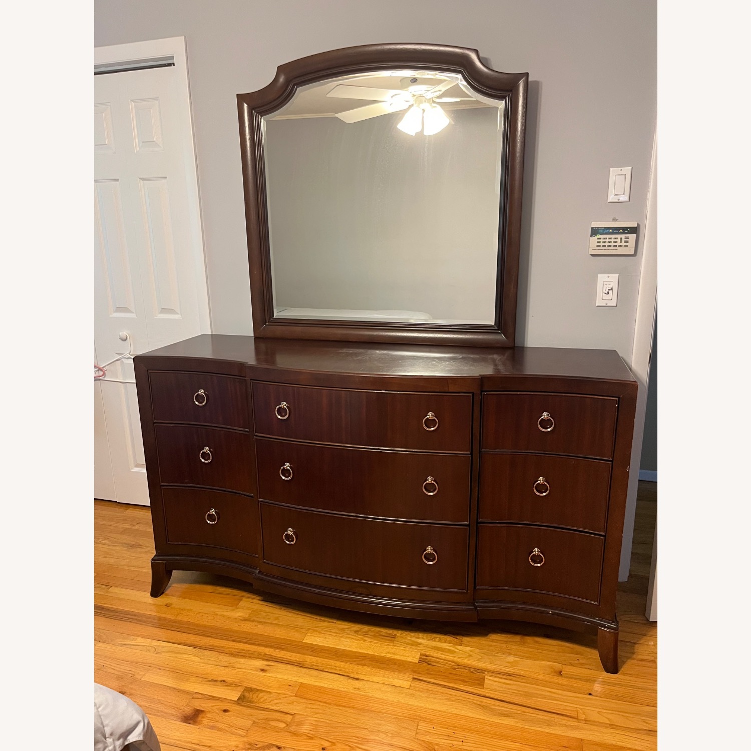 Raymour & Flanigan Dark Brown Wood Dresser - image-1