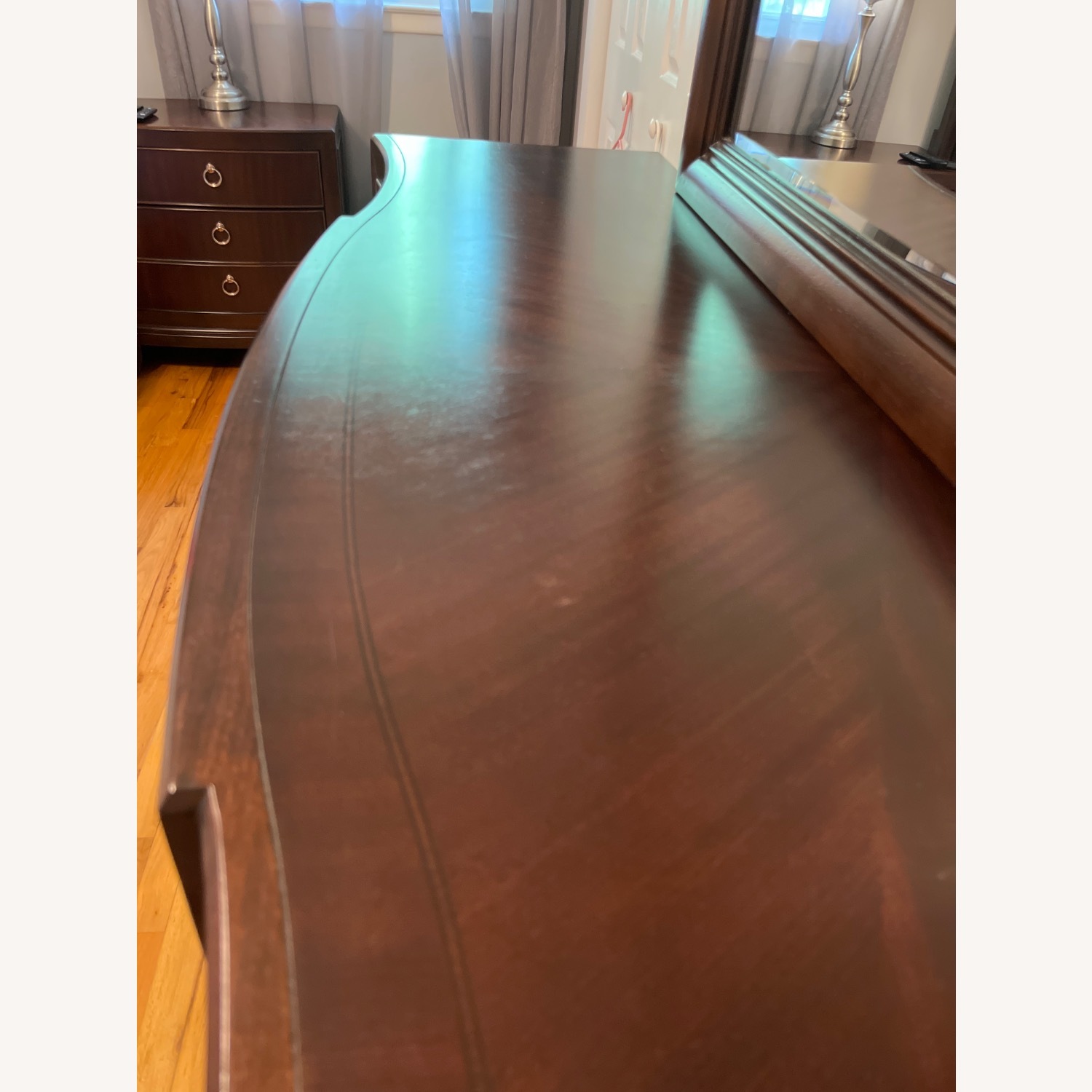 Raymour & Flanigan Dark Brown Wood Dresser - image-3