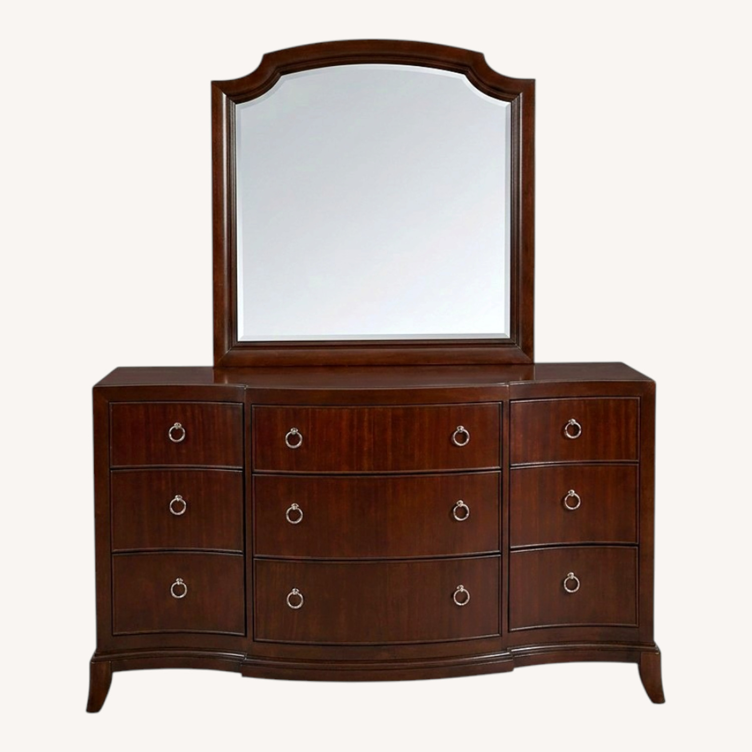 Raymour & Flanigan Dark Brown Wood Dresser - image-0
