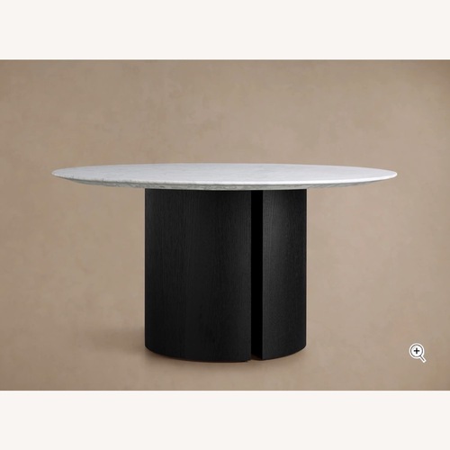 Used Arhaus St. Germain Dauphine Round Dining Table  for sale on AptDeco