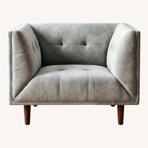 Used Modani Light Gray Fabric Accent Chair for sale on AptDeco