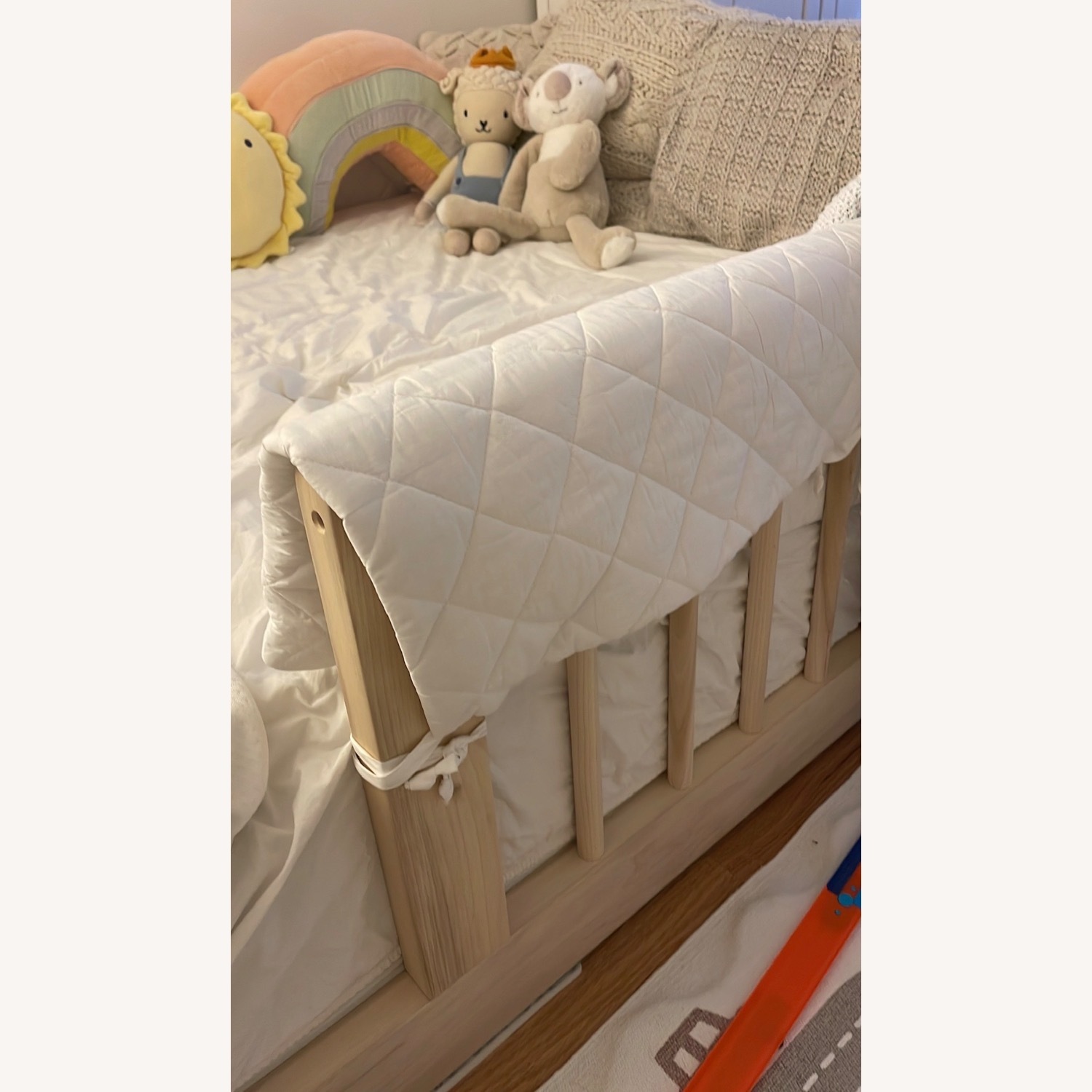 Montessori Bed Natural Wood Full Bed - image-3