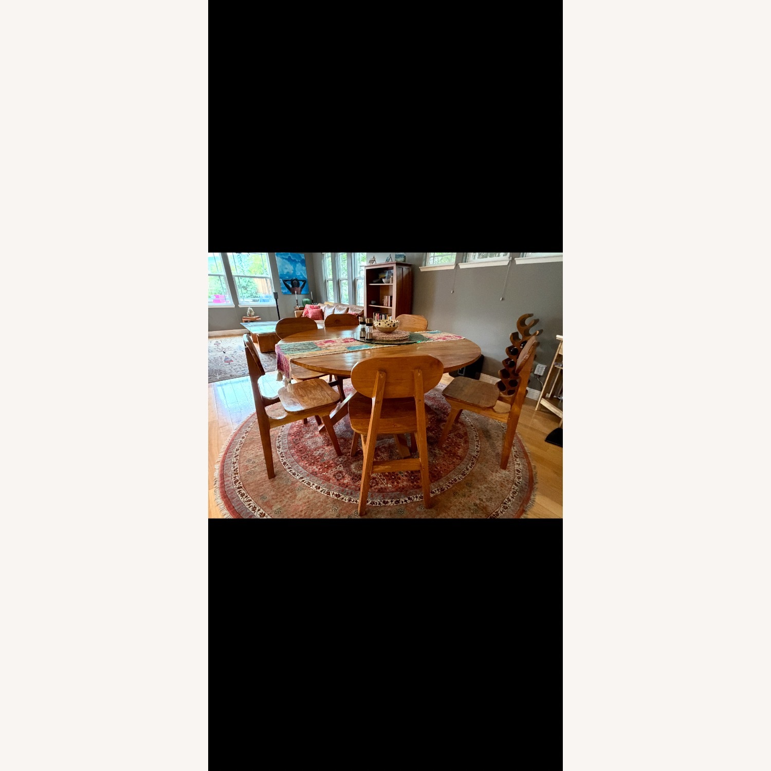 Round Teak Dining Set - image-3