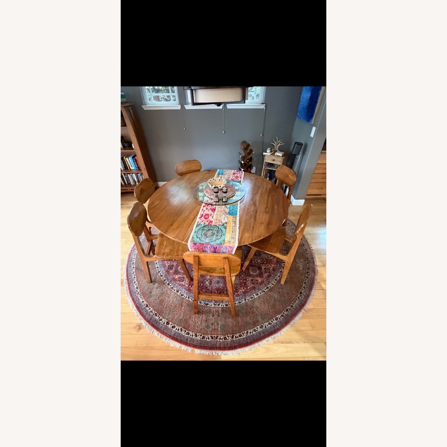 Round Teak Dining Set - image-1