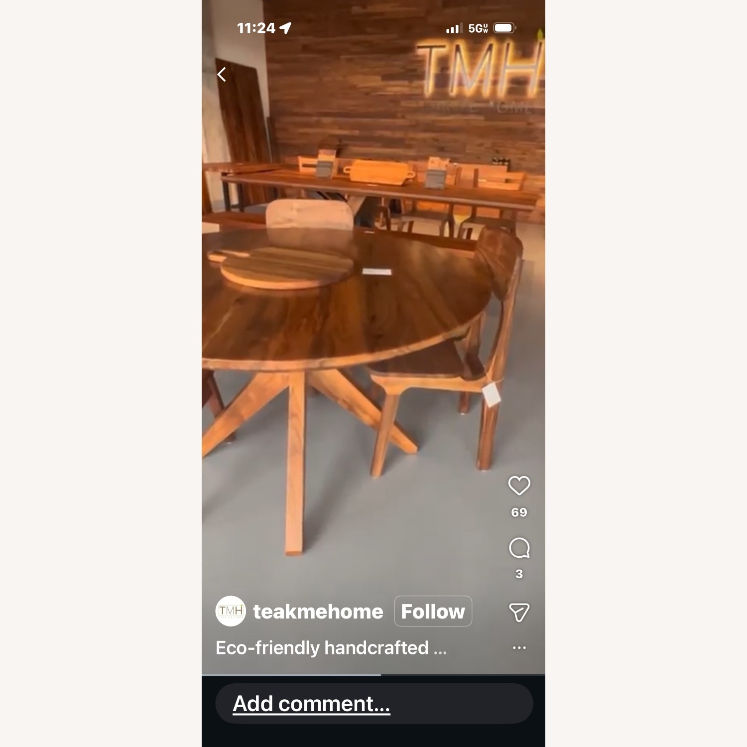 Round Teak Dining Set - image-4