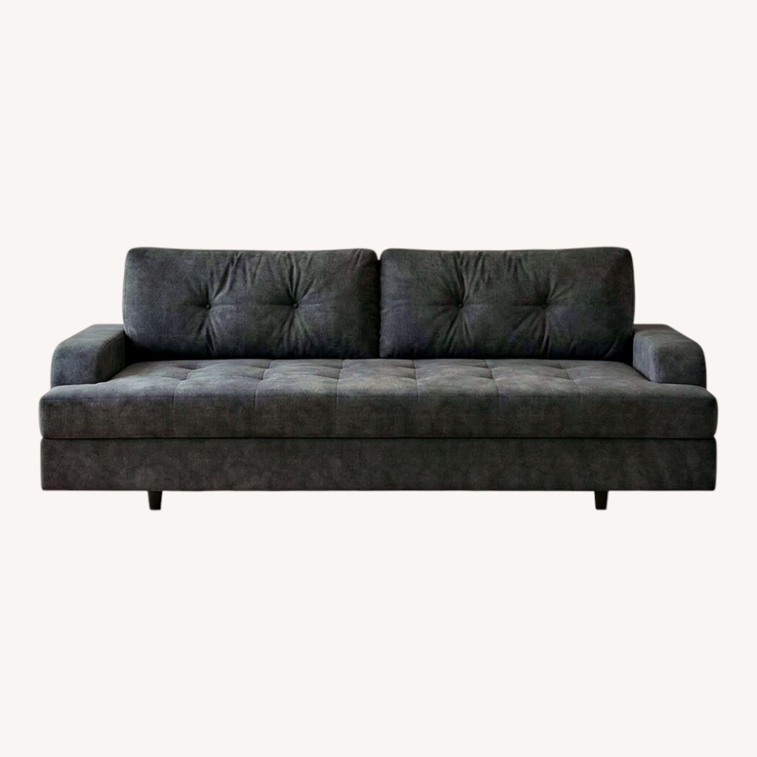 Dark Gray Fabric Sleeper Sofa - image-0