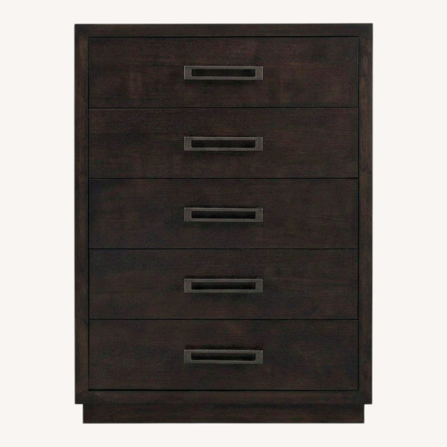 Living Spaces Dark Brown Wood Dresser - image-0