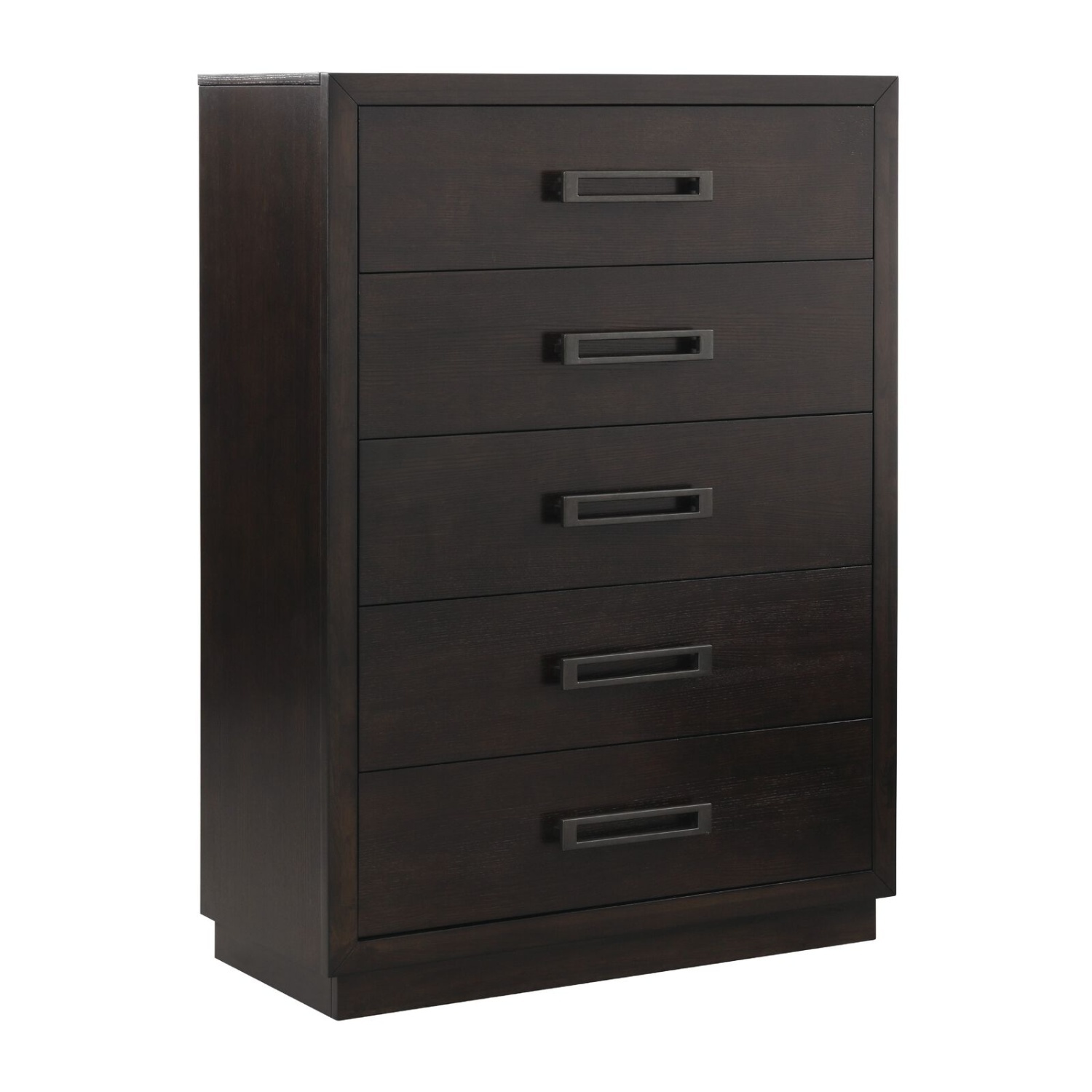 Living Spaces Dark Brown Wood Dresser - image-4