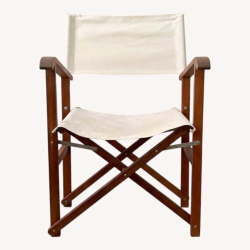 Used Pottery Barn Dark Brown Accent Chair for sale on AptDeco