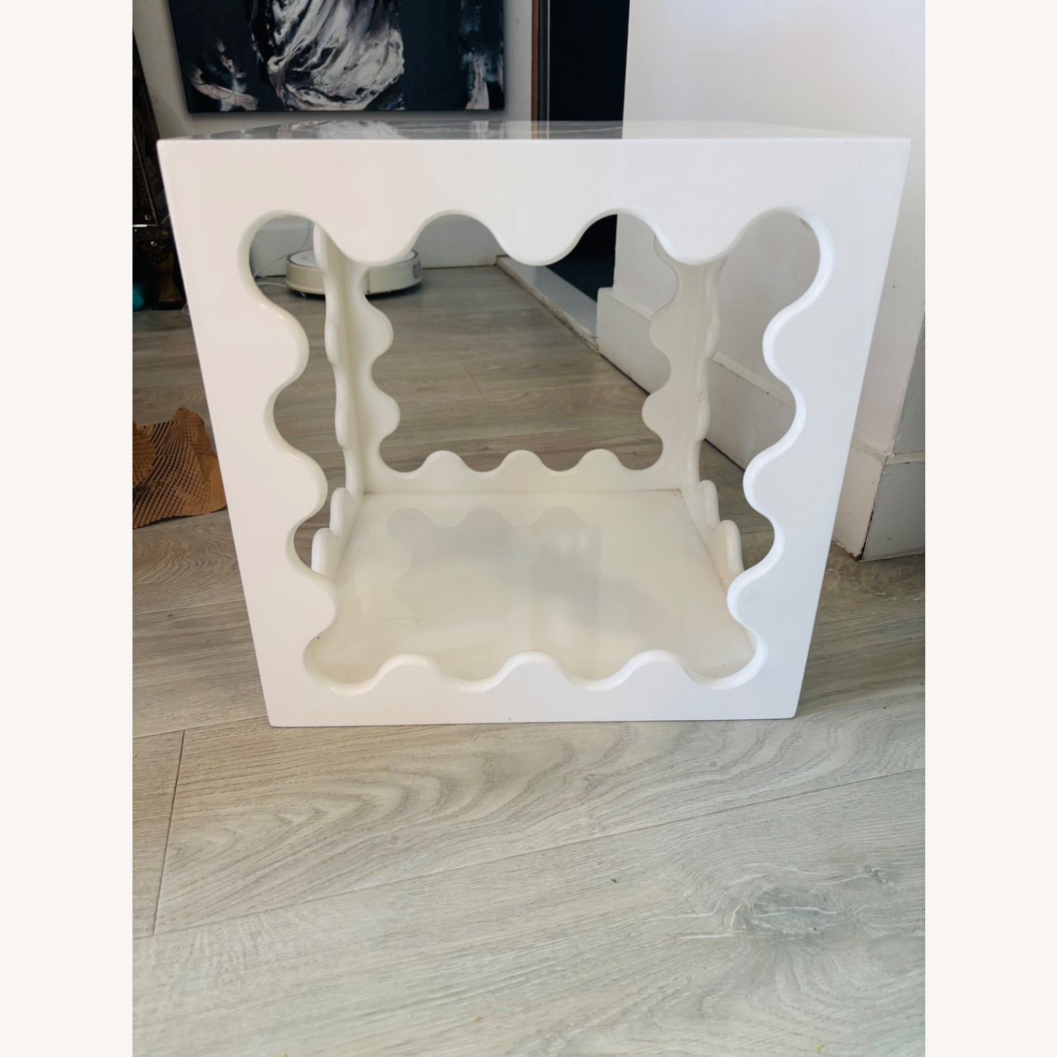 Jonathan Adler White Side Tables - image-1