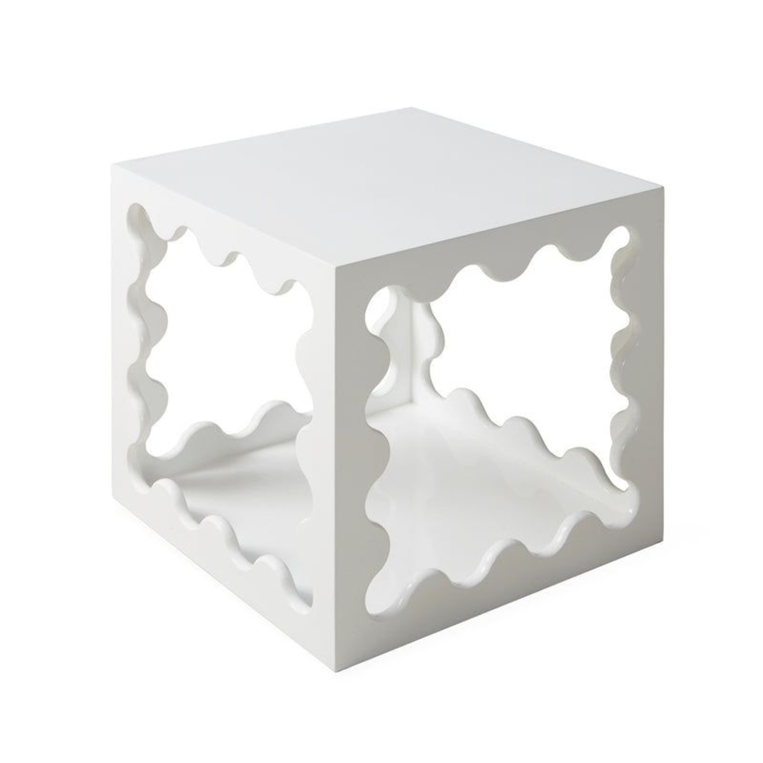 Jonathan Adler White Side Tables - image-4