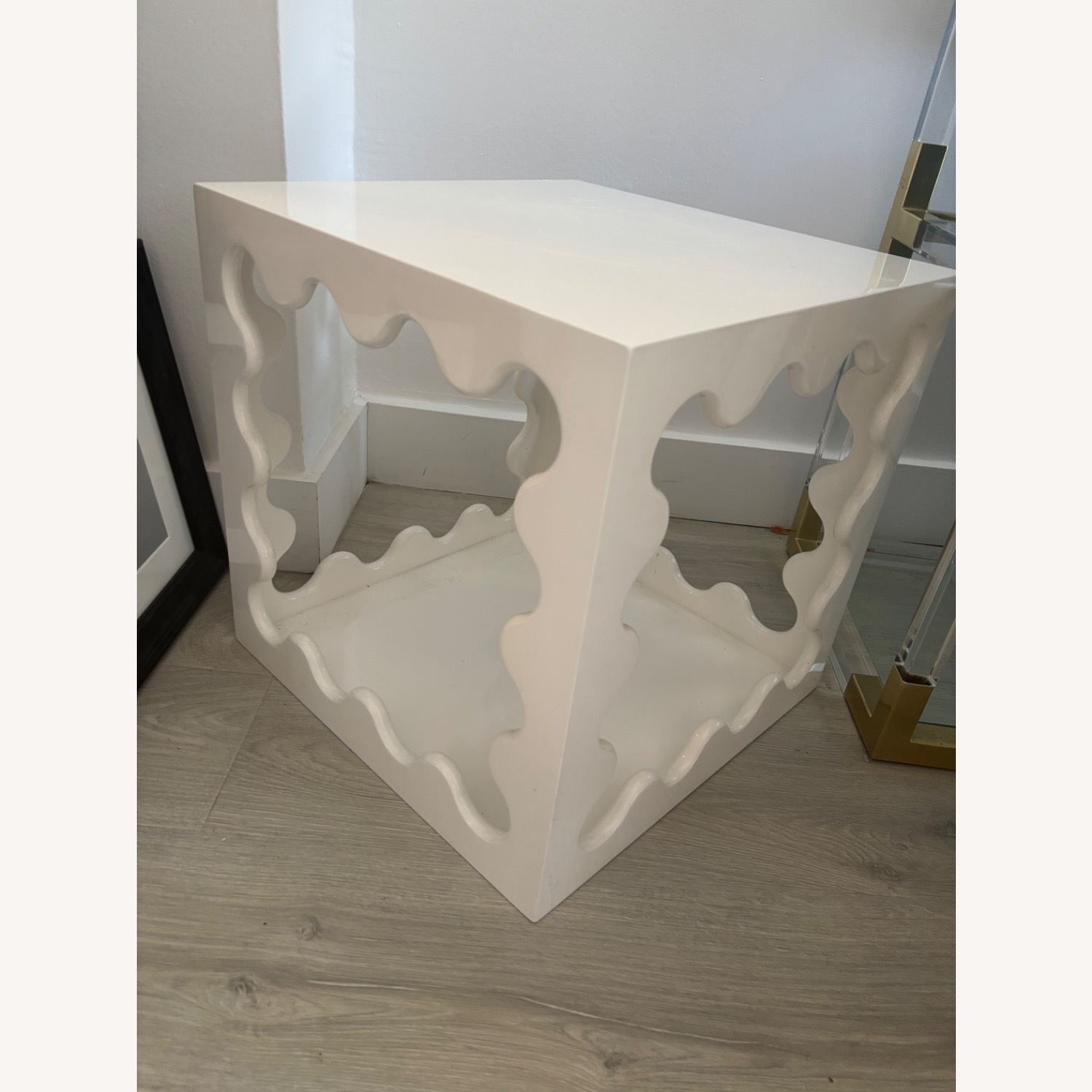 Jonathan Adler White Side Tables - image-2