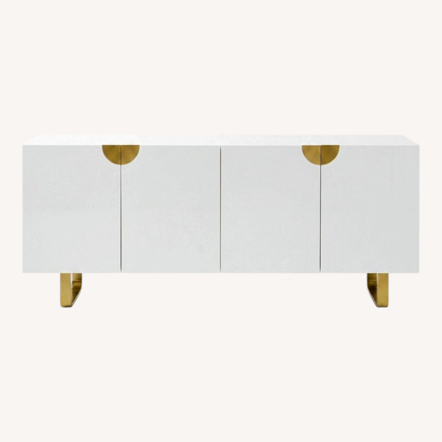 Used Anthropologie White Laquered Glinda Sideboard for sale on AptDeco