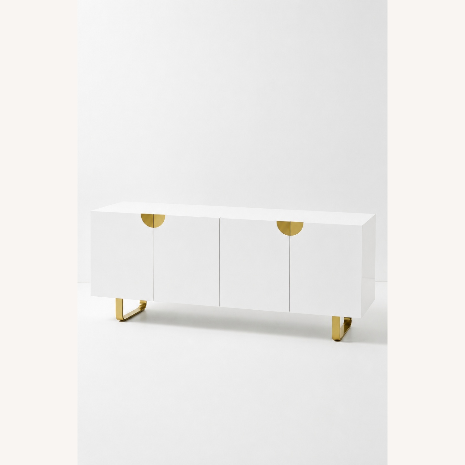 Anthropologie White Laquered Glinda Sideboard - image-7
