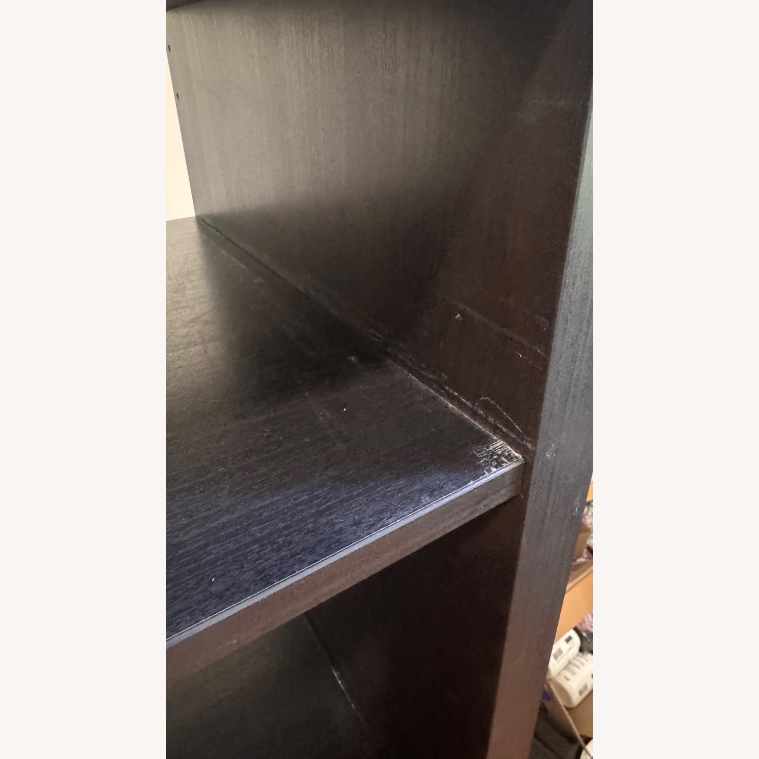 IKEA Kallax Black Wood Bookcase - image-5
