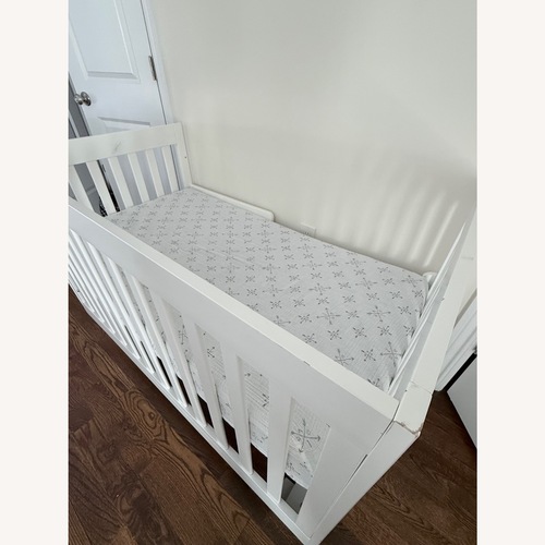 Used Babyletto White Wood Crib  for sale on AptDeco