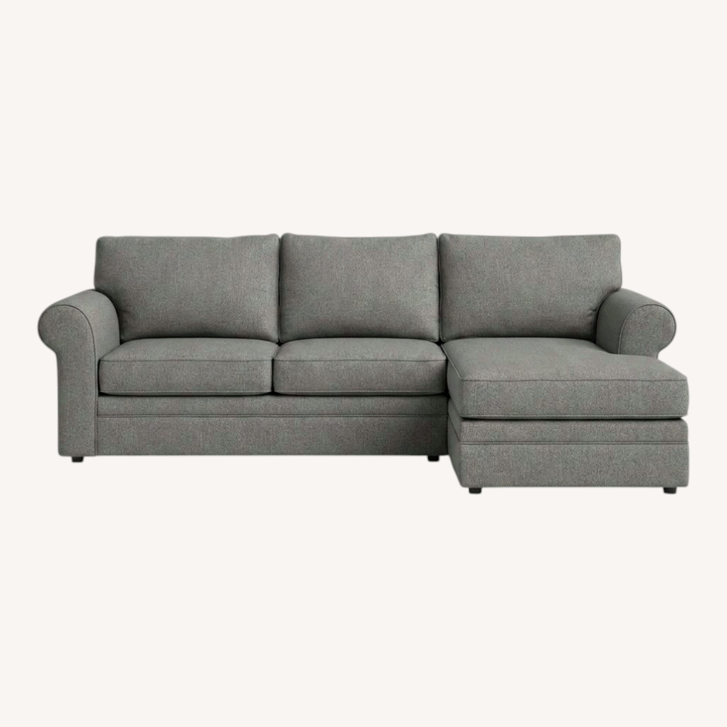 Nova Navy Blue Sectional - image-0