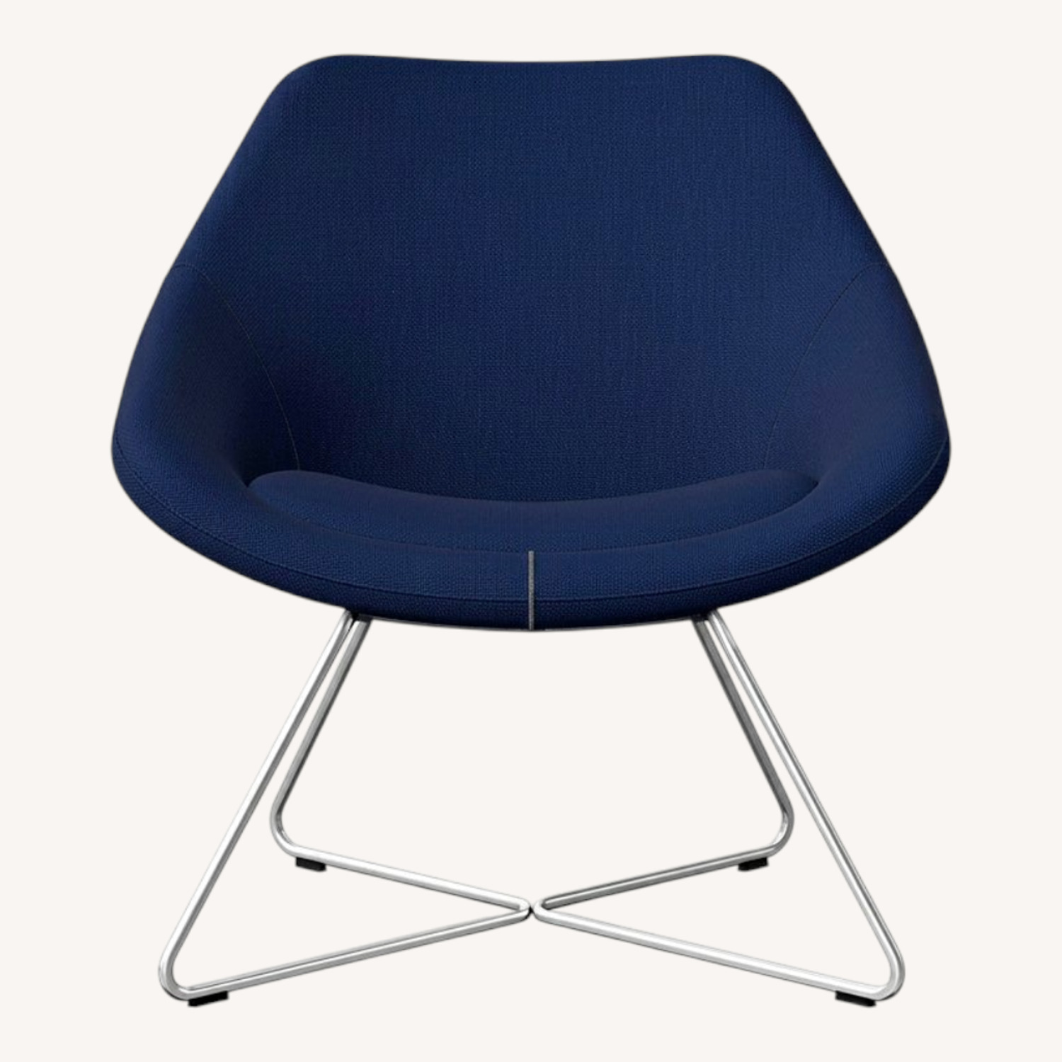Allermuir Blue Fabric Accent Chair - image-0