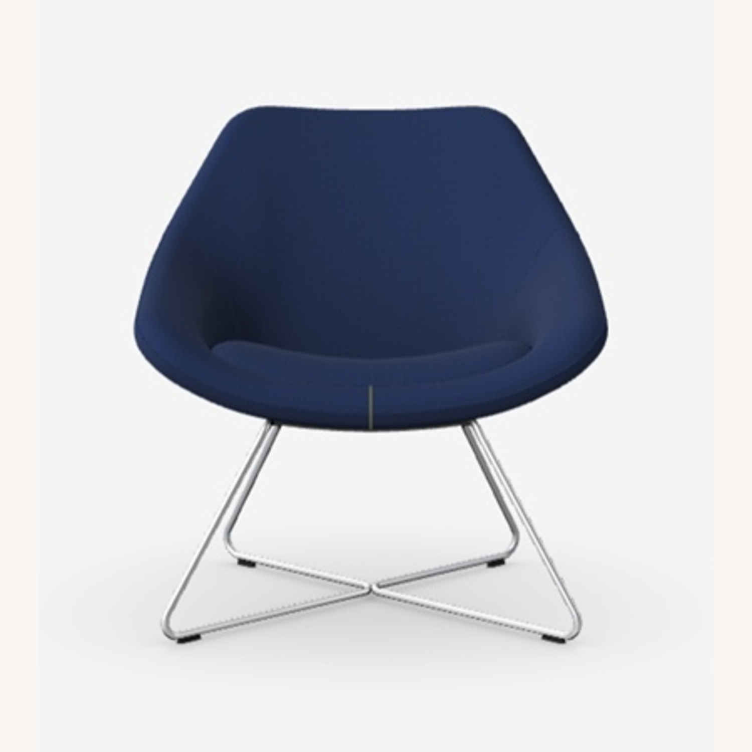 Allermuir Blue Fabric Accent Chair - image-4