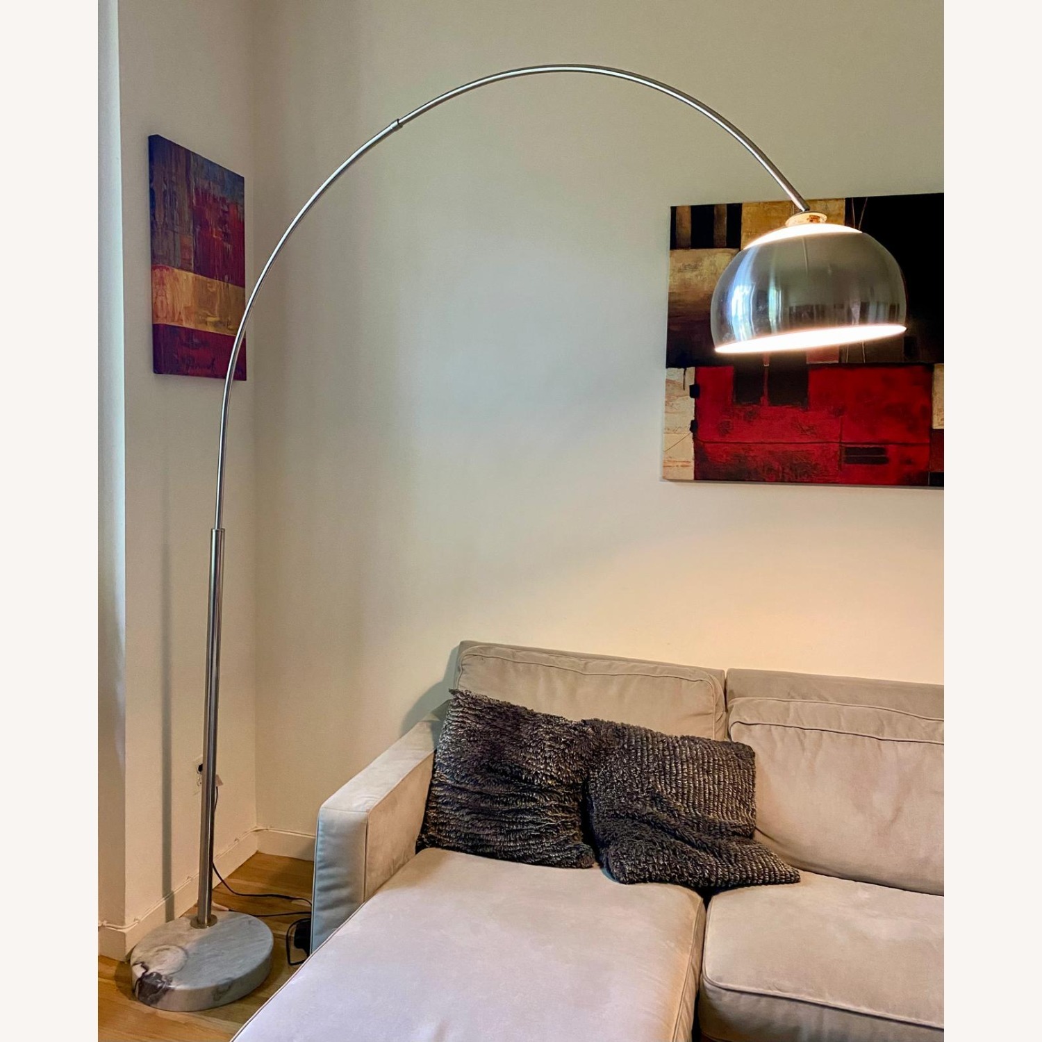 Crate & Barrel Metal Floor Lamp - image-1