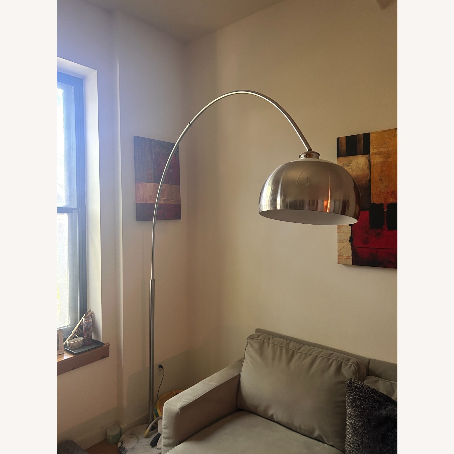 Crate & Barrel Metal Floor Lamp - image-2
