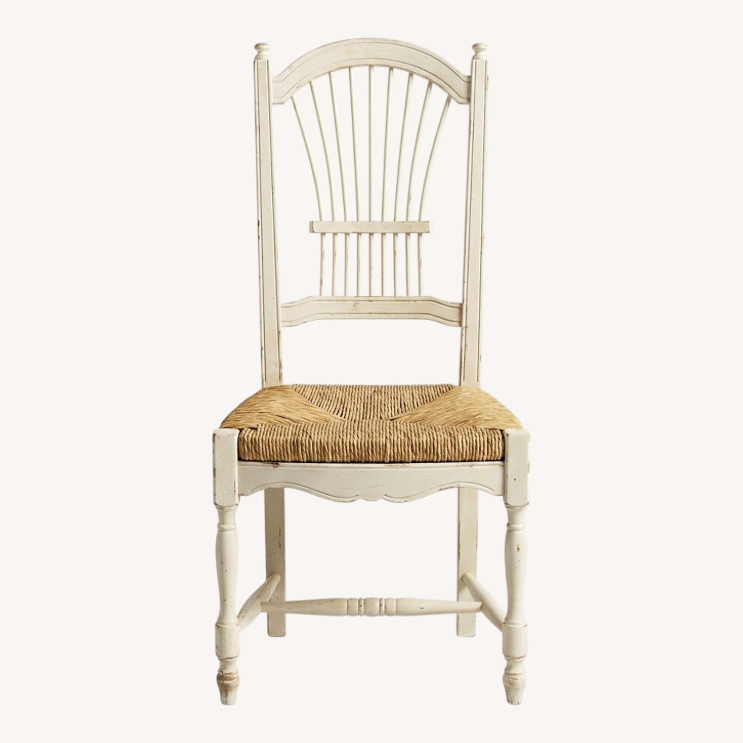 Vintage/Antique Finds White Accent Chair - image-0