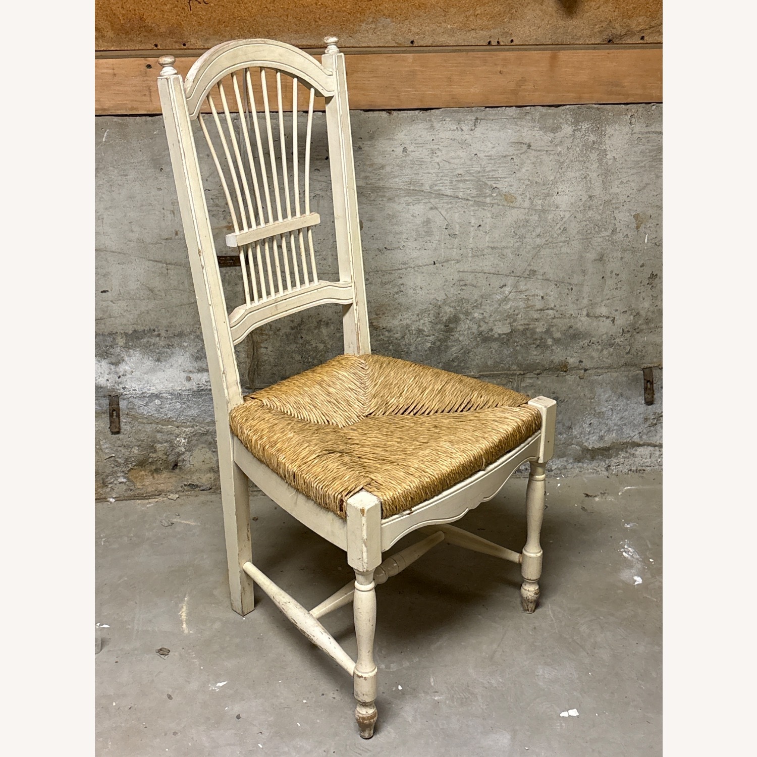 Vintage/Antique Finds White Accent Chair - image-1