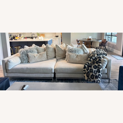 Used Z Gallerie Natural Chaise Lounge for sale on AptDeco