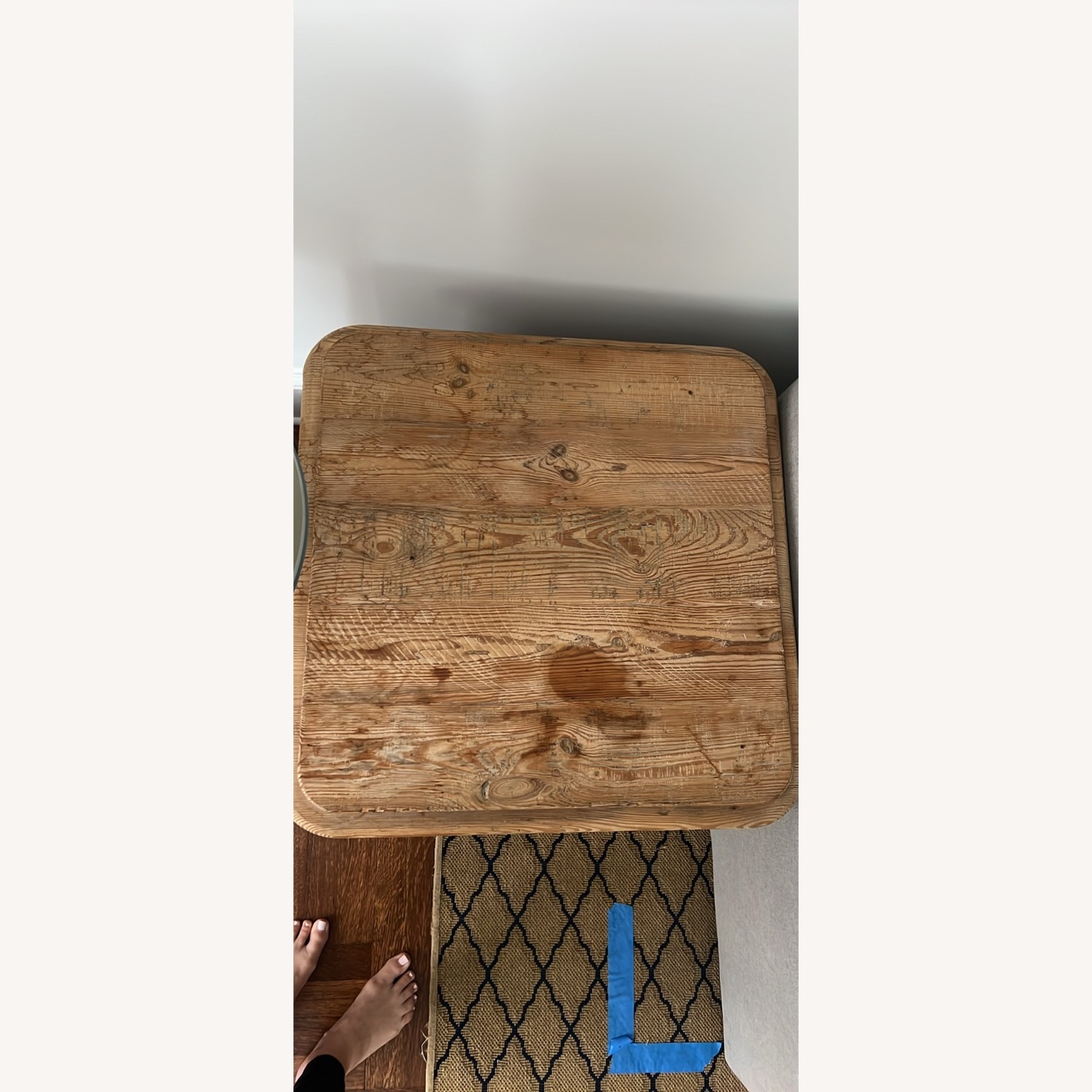Pottery Barn Oversized Solid Wood Side Table - image-2