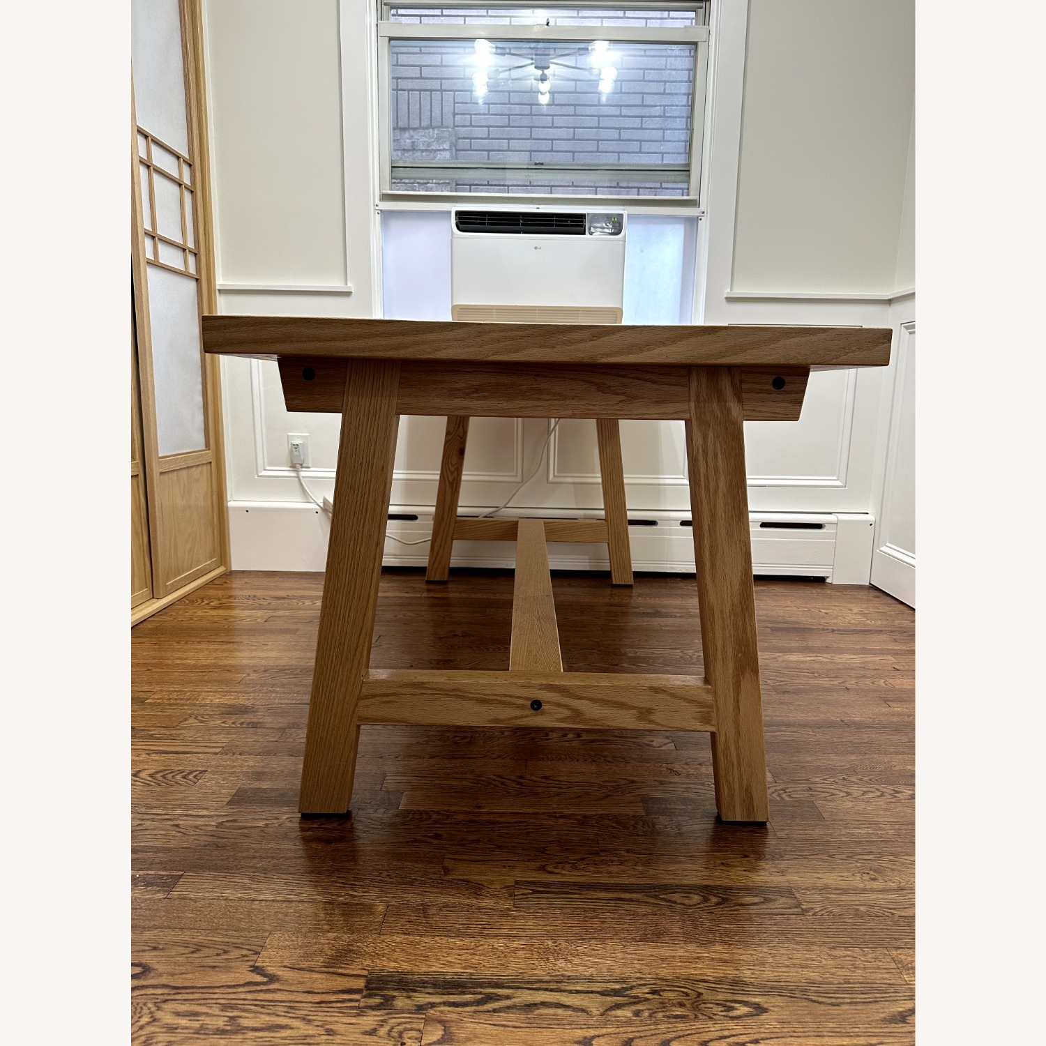Oak Herringbone Dining Table - image-3