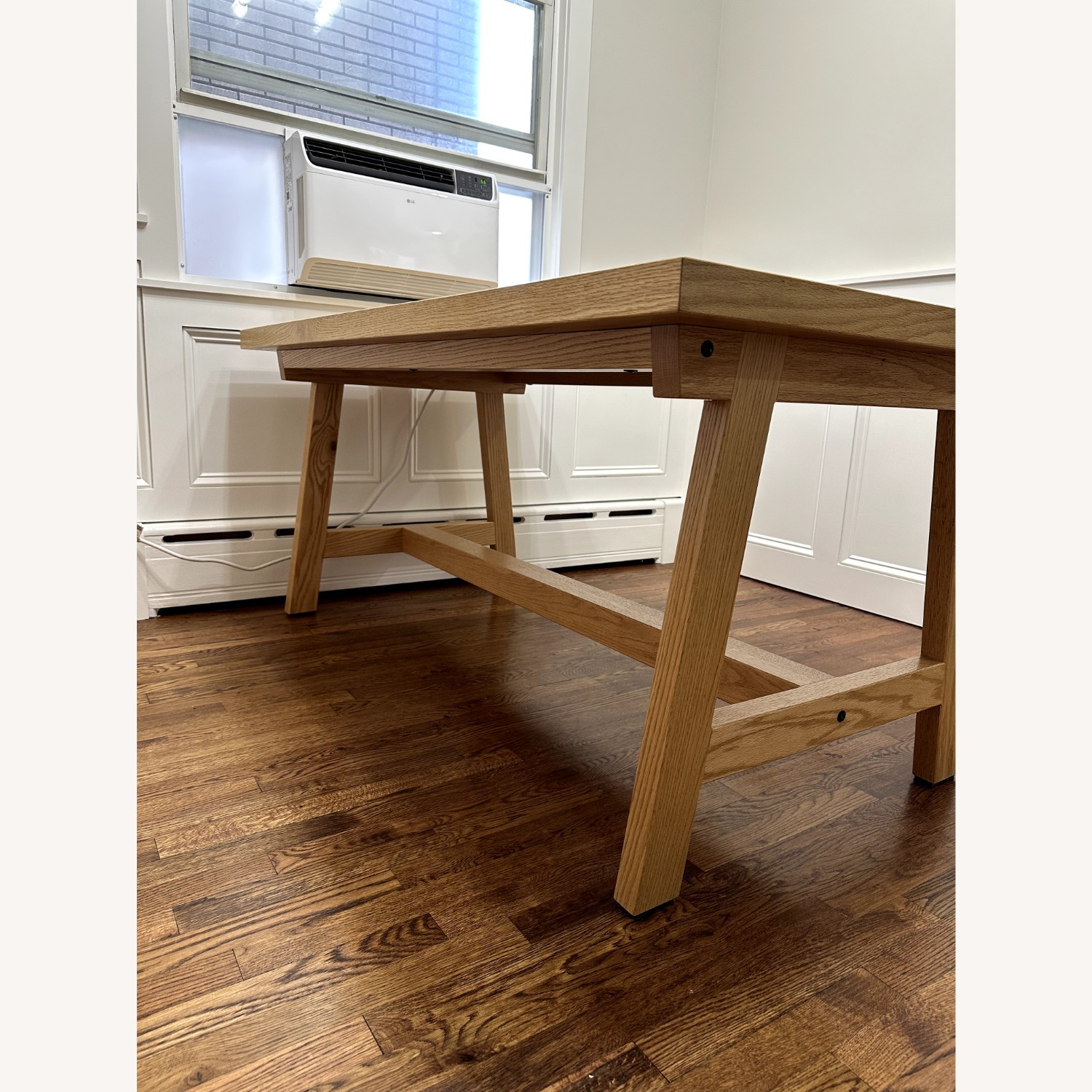 Oak Herringbone Dining Table - image-4